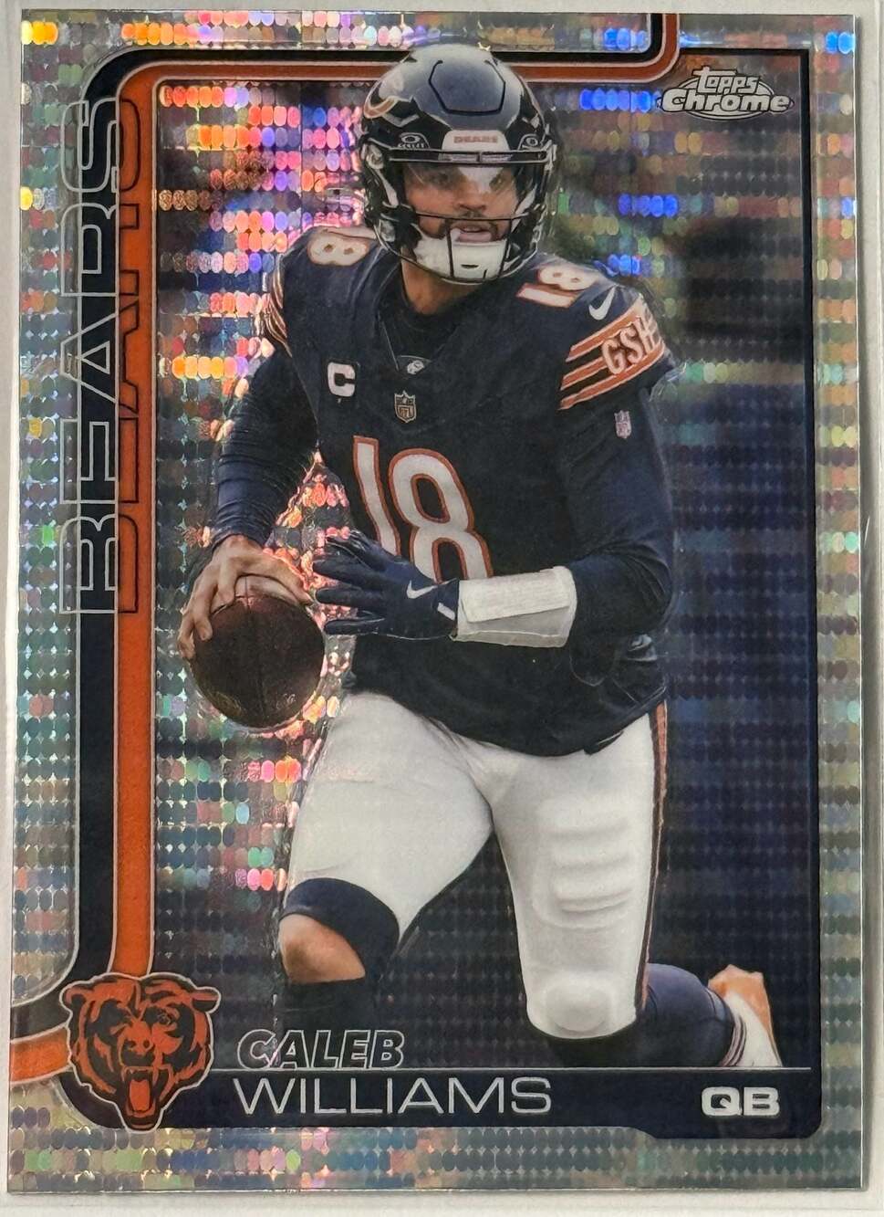 Caleb Williams Rookie Pulsar Topps Chrome Chicago Bears #52 Football Card - Picture 1 of 2